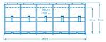 КАРКАСНЫЙ БАССЕЙН INTEX 28200 METAL FRAME POOL, 305Х76СМ