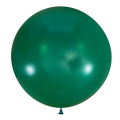 №16 Тиффани(бирюзовый) большой шар без рисунка (шёлк). Гелиевый, с обработкой 91 см.