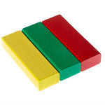 Настольная игра Цветная башня с кубиком (натур.дерево)