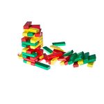 Настольная игра Цветная башня с кубиком (натур.дерево)
