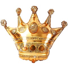 №051 Фигура с гелием. Золотая корона. 70 см*30 см.