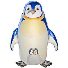 №281 Фигура с гелием. Пингвины. 90 см*55 см.