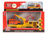 Набор техники Трамвай с UAZ Hunter (SB-17-73-B+UAZ-WB) 16.5 см