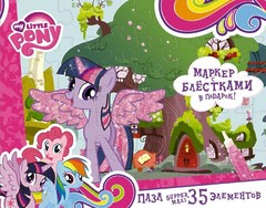 Пазл-супер макси "My Little Pony. Твайлайт Спаркл", 35 элементов, Оригами