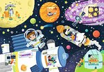 Космос. Пазл Трефл с окошками Flip-Flap 36 элементов