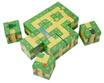 Умные кубики. Контуры. 50 игр для развития интеллекта.