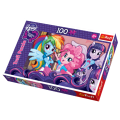 Пазл My little pony Девушки Эквестрии. После школы 100 элементов