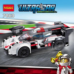 Конструктор Decool 78113 Ультракар Ultra Car R18 (174 детали)