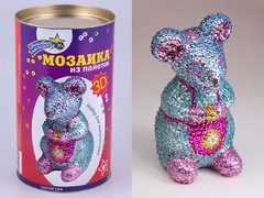 Набор для творчества 3D-мозаика из пайеток "Мышка"