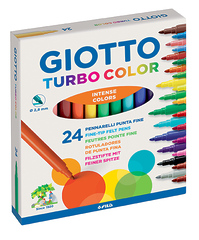 ФЛОМАСТЕРЫ GIOTTO TURBO СOLOR, 24 ЦВЕТА 417000