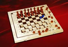 Шашки, шахматы, нарды 3 в 1  С-11/ШК-1 (410*210)