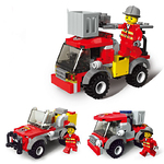 Конструктор 3 в 1 "Пожарные" - Спецтехника, 76 деталей Fire Rescue