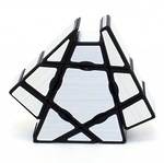YJ 3x3x1 Ghost Mirror blocks Серебряный (Кубик Рубика ВайДжей 3х3х1 Гост Миррор блокс)