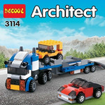 Конструктор 3 в 1 Architect - Транспортировщик автомобилей