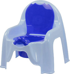 Горшок - стульчик детский М1326 (голубой)