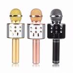 Беспроводной Bluetooth Караоке-микрофон WSTER WS-858 в коробке черный