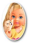 Кукла Эви с собачками, 12 см EVI LOVE PUPPY LOVE