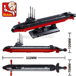 Конструктор Sluban Атомная подводная лодка (M38-B0391) - 193 д.