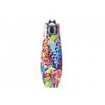 Самокат Favorit Maxi-Print (зеленый, фиолетовый, синий, черный) светящиеся колеса, регулир. ручка
