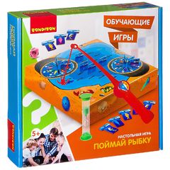 Настольная обучающая игра Поймай рыбку