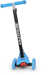 Самокат Favorit Maxi S00018 (розовый, зеленый,оранжевый, синий, фиолетовый) светящиеся колеса