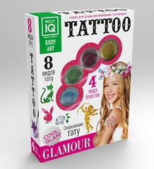 Набор для создания временных татуировок Glamour, 8 видов тату
