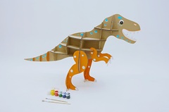 Игрушка из картона Домашний динозавр Тираннозавр