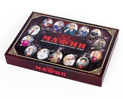 Настольная игра Карточная игра «Мафия» с масками в коробке