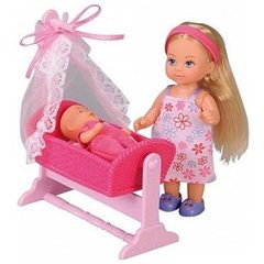 Кукла Эви с кроваткой 12 см Симба 105736242