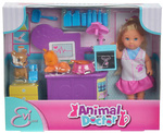 Кукла Эви ветеринар, 12 см Evi Animals doctor