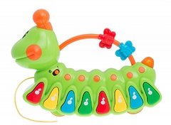 Музыкальная развивающая игрушка "Веселая гусеница"