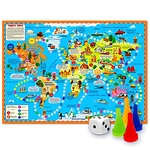 НАСТОЛЬНАЯ ИГРА-ХОДИЛКА "ЧУДЕСА СВЕТА", 59Х42 СМ 