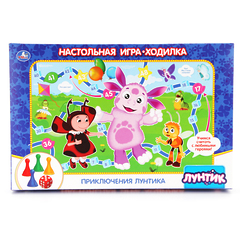 НАСТОЛЬНАЯ ИГРА-ХОДИЛКА "ЛУНТИК" В КОРОБКЕ