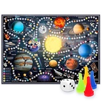 НАСТОЛЬНАЯ ИГРА-ХОДИЛКА "СОЛНЕЧНАЯ СИСТЕМА", 59Х42 СМ 