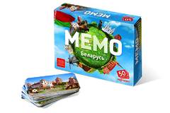 НАСТОЛЬНАЯ ИГРА МЕМО "БЕЛАРУСЬ", 50 КАРТОЧЕК 