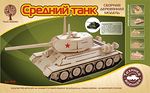 Сборная деревянная модель СРЕДНИЙ ТАНК P175 141 деталь