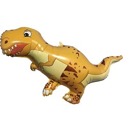 №141 Фигура с гелием. Динозавр Тираннозавр. 100 см*60 см.