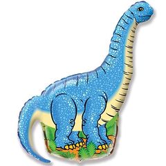 №140 Фигура с гелием. Динозавр Диплодок. 110 см*60 см.