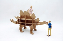 Игрушка из картона Домашний динозавр Стегозавр