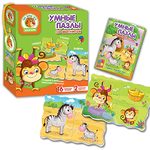 Настольная развивающая игра Магнитная игра «Умные пазлы» «Зоо»Влади Тойс